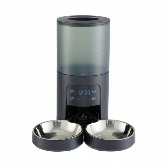 Automatic Feeder, 6-liter Intelligent Pet Food Dispenser, 304 Stainless Steel Bowl