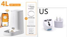 4L Automatic Pet Feeder Cat Food Dispenser Accessorie
