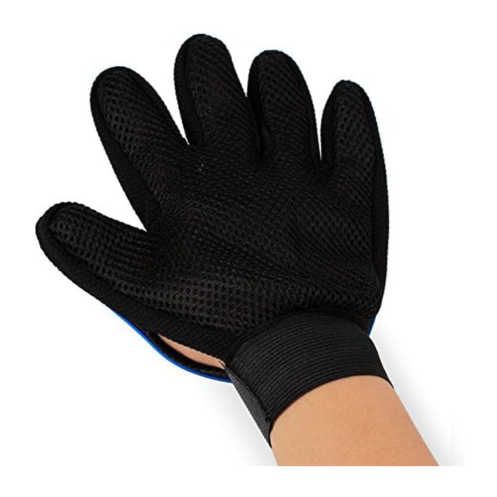 1 Pair Pet Grooming Cat Dog Rabbits Horse Gloves Pet Brush Glove Premium De-Shedding Glove